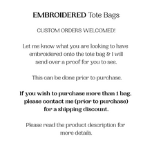 Load image into Gallery viewer, 505 Name & Flower Bag