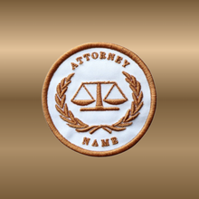 Load image into Gallery viewer, 918  Scales Of Justice Embroidered Patch