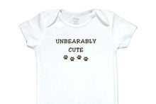 Load image into Gallery viewer, 02 Embroidered Baby Bodysuit Teddy Bear