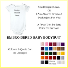 Load image into Gallery viewer, 01B   Embroidered Baby Bodysuit Bees Or Duck
