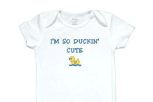 Charger l'image dans la galerie, 09  Embroidered Baby Bodysuit Duck