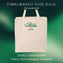 Load image into Gallery viewer, 505 Name & Flower Bag