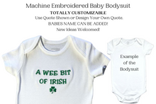 Charger l'image dans la galerie, 22  Embroidered Baby Bodysuit Irish