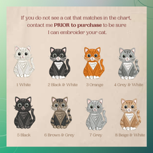 Charger l'image dans la galerie, Personalized Cat Embroidered Cotton Canvas Tote Bag,  Cotton Shopping Bag, Reusable Everyday Tote