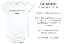 Load image into Gallery viewer, 36  Embroidered Baby Bodysuit Whale