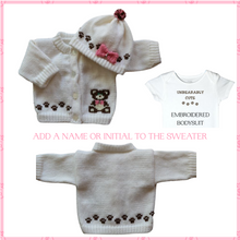 Load image into Gallery viewer, 0221  Sweater Teddy Bear