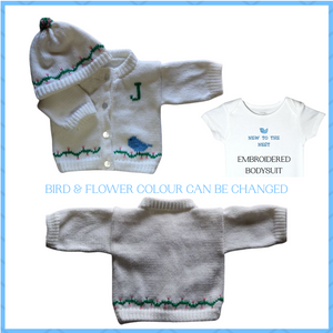 0254 Sweater  Blue Bird
