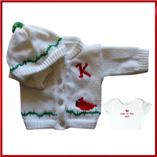 Load image into Gallery viewer, 0254A Sweater Cardinal Bird