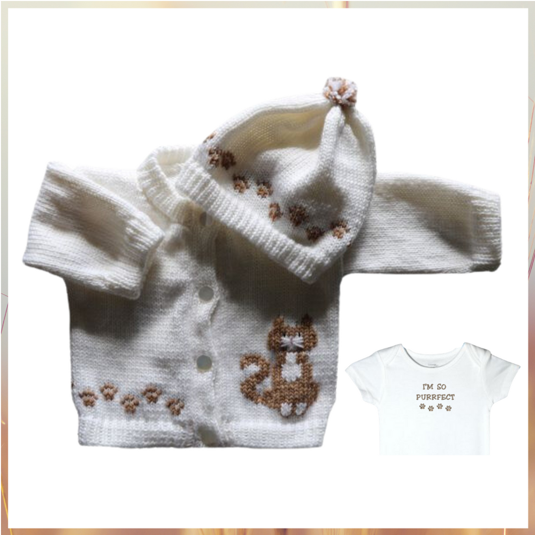 0246 Sweater Cat Beige