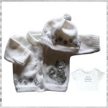 Charger l&#39;image dans la galerie, 0250 Sweater Cat Grey