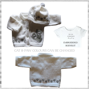 0250 Sweater Cat Grey