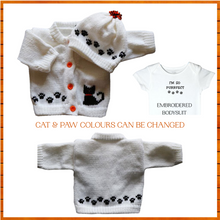 Charger l&#39;image dans la galerie, 0270 Sweater Halloween Black Kitten