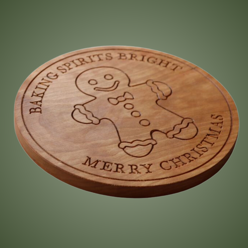 TR471 Trivet Gingerbread Man