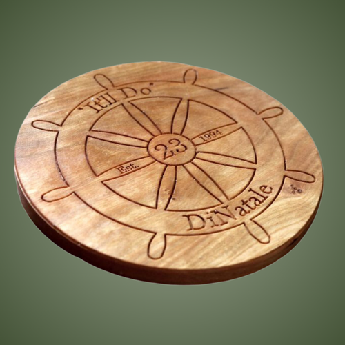 TR500 Trivet Ships Wheel