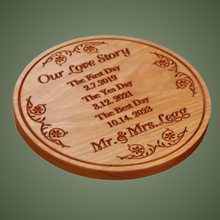 Charger l&#39;image dans la galerie, TR425A Trivet Anniversary or Wedding Dates
