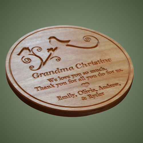 TR415 Trivet Grandmother Birds