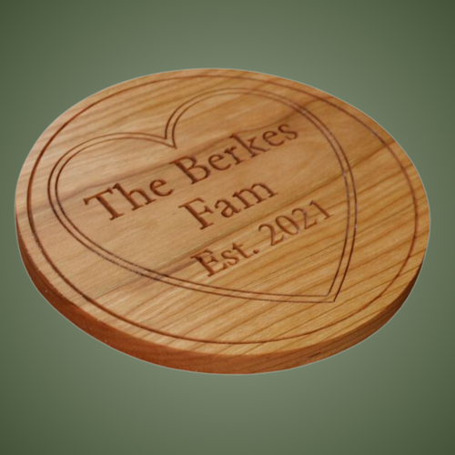 TR426A Trivet Family Heart