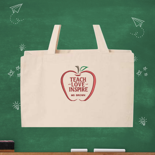 520  Teacher Tote Bag