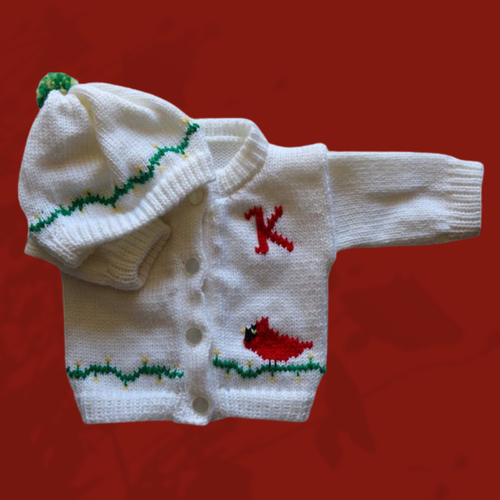 0254A Sweater Cardinal Bird
