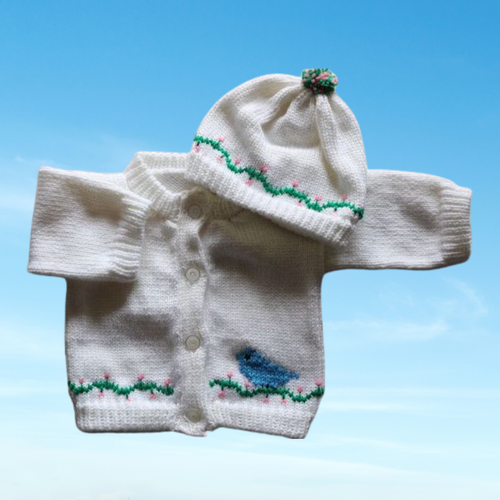 0254 Sweater  Blue Bird