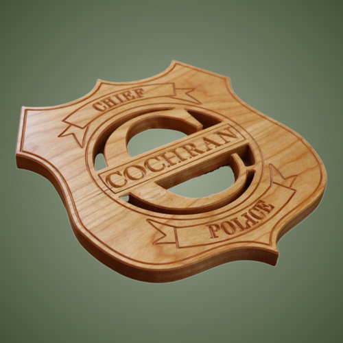 PL 004 Police Wall Badge