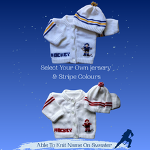 Charger l&#39;image dans la galerie, 0225  Sweater Hockey Blue Stripes