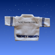 Load image into Gallery viewer, 0225  Sweater Hockey Blue Stripes