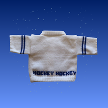 Load image into Gallery viewer, 0225  Sweater Hockey Blue Stripes