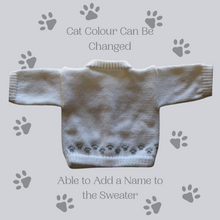Load image into Gallery viewer, 0250 Sweater Cat Grey
