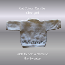Load image into Gallery viewer, 0250 Sweater Cat Grey