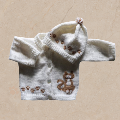 0246 Sweater Cat Beige