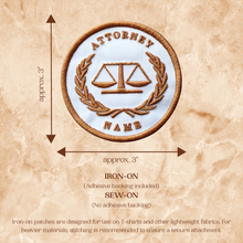 Load image into Gallery viewer, 918  Scales Of Justice Embroidered Patch