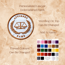 Load image into Gallery viewer, 918  Scales Of Justice Embroidered Patch