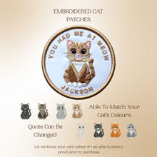 Load image into Gallery viewer, 905  Beige Cat Embroidered Patch