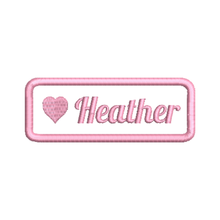 Load image into Gallery viewer, 931 Heart &amp; Name Patch