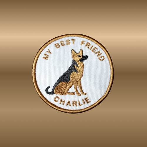 910 German Shepherd Embrodered Patch