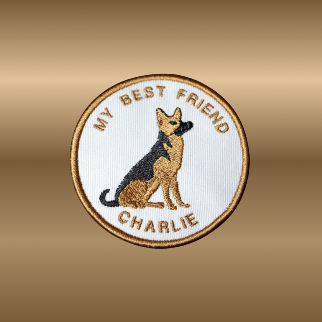 910 German Shepherd Embrodered Patch