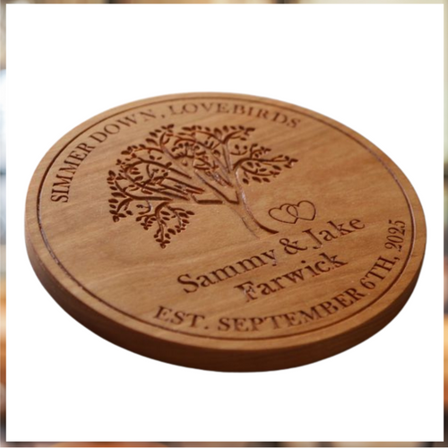 TR424 Trivet Anniversary or Wedding Tree