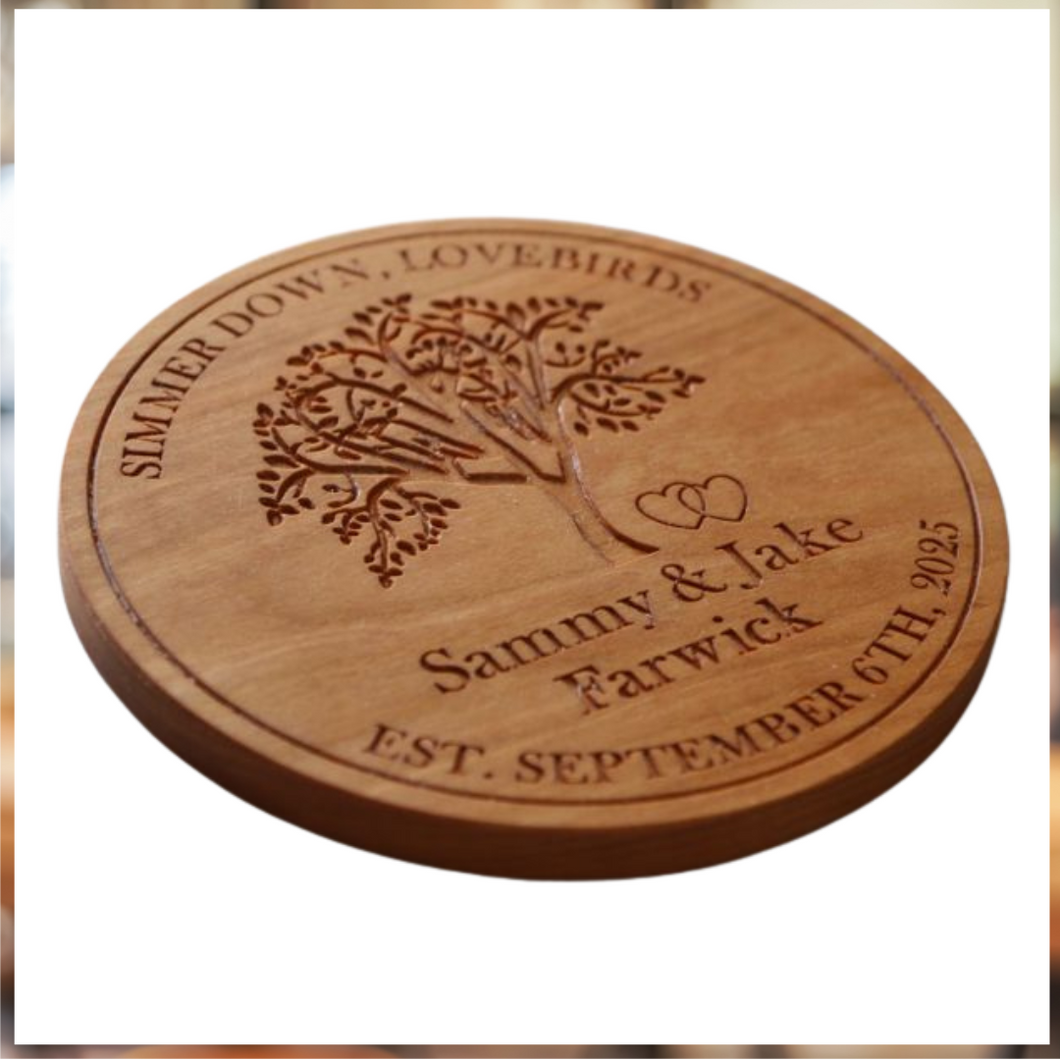 TR424 Trivet Anniversary or Wedding Tree