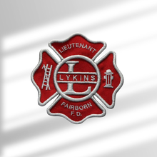 Load image into Gallery viewer, 900  Firefighter Embroidered Personalized Patch