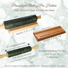 Charger l'image dans la galerie, RP899  Personalized Rolling Pin Holder