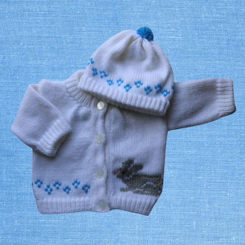 0253  Sweater Bunny Grey