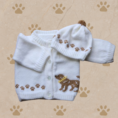 0231 Sweater Beige Lab Retriever Dog