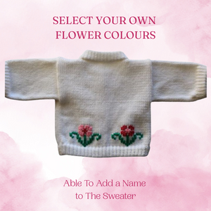 0256A Sweater Flowers