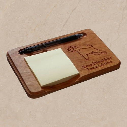 ST607 Notepad Holder Dog Spaniel