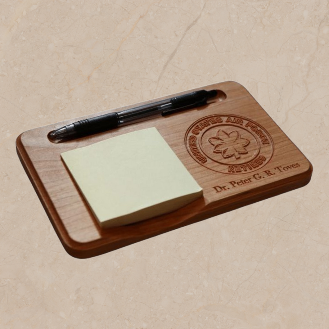 ST648 Notepad Holder Air Force Retired