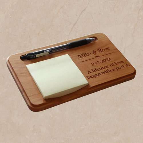ST612  Notepad Holder Wedding Couple