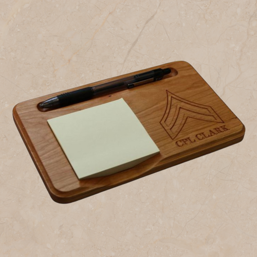 ST646 Notepad Holder Military Stripes