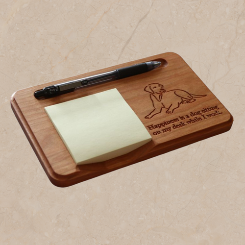ST606 Notepad Holder Lab Dog