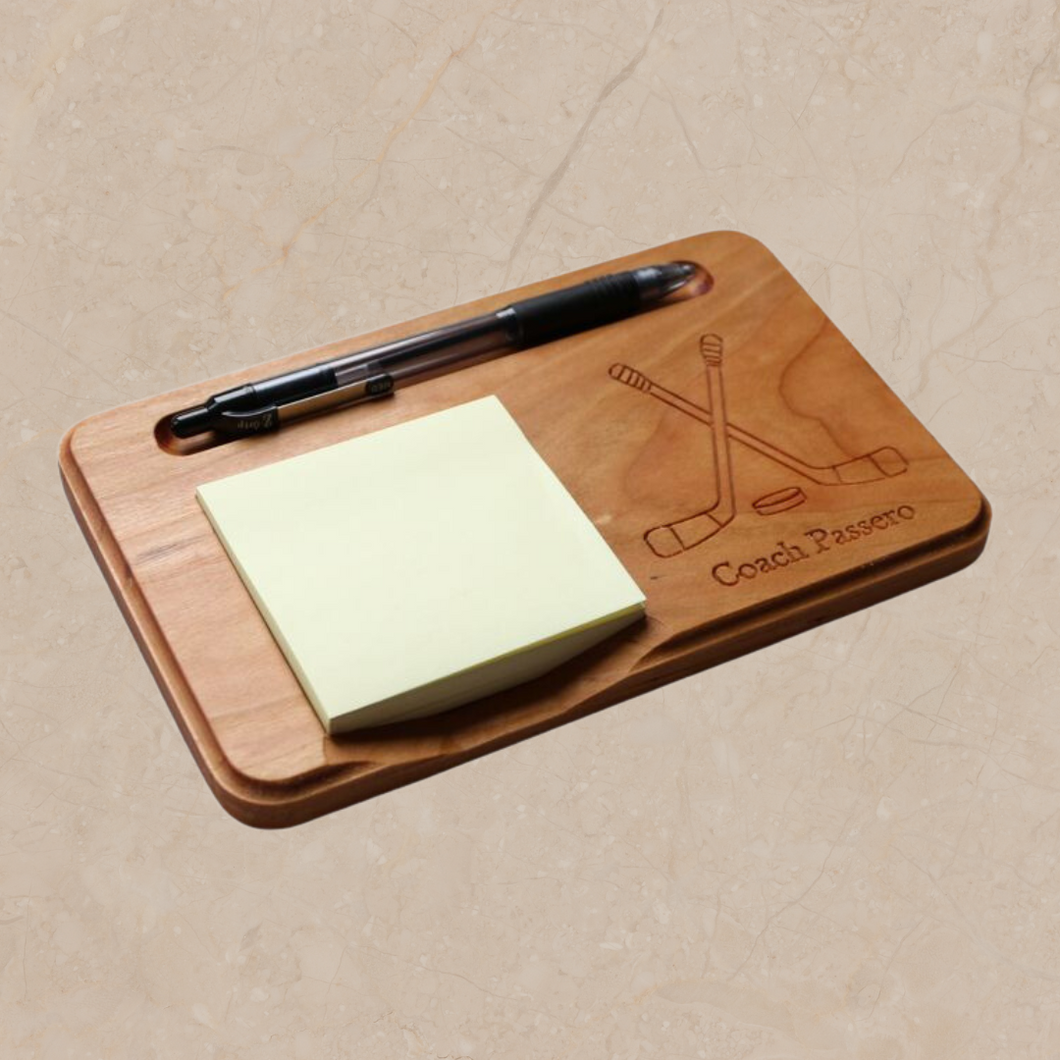 ST638  Notepad Holder Hockey